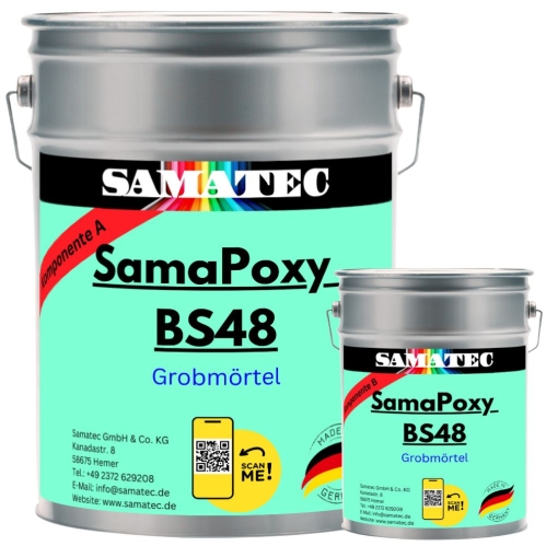 2K Grobmörtel Reparaturmörtel Epoxidharzmörtel SamaPoxy BS48